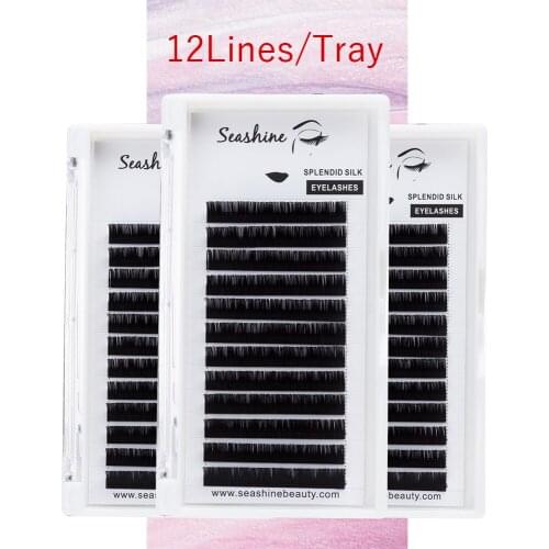 Seashine Individual Lashes Factory Hand Made Mink Lashes Soft And Comfortable Classic Lahses Eyelash Extension
