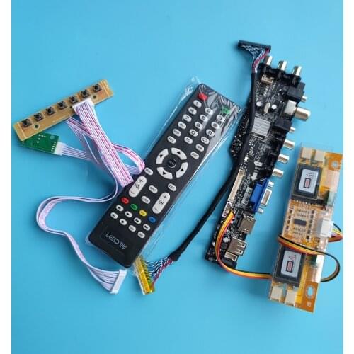 Kit for LTM220M1-L01 TV Controller board DVB-C DVB-T Digital USB AV 30pin LCD Panel 22.0" 4 CCFL HDMI VGA 1680X1050