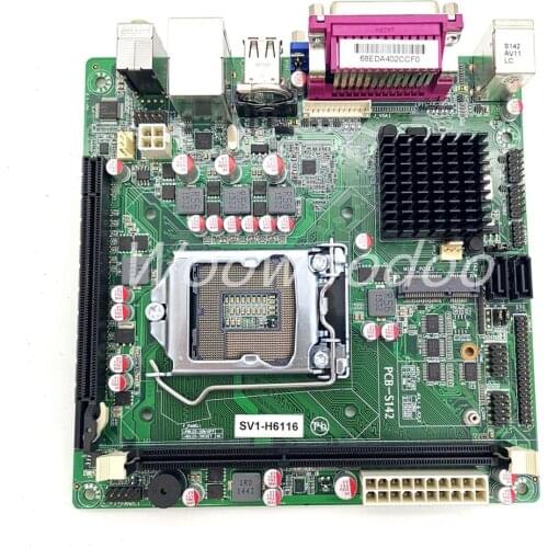 SV1-H6116 6xCOM,1xLAN,1xPCI-E,1xMini-PCIe Mini-ITX Industrial CPU Motherboard