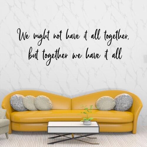 Cute We Have It All Wall Stickers Home Furnishing Decorative Wall Sticker Vinyl Mural Wallpaper Decal Creative Stickers