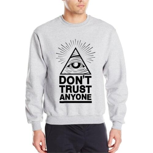 New 2019 Fashion Don't trust anyone autumn winter tracksuit Men Hoodies hip hop sportwear Sweatshirts male harajuku kpop hoodies
