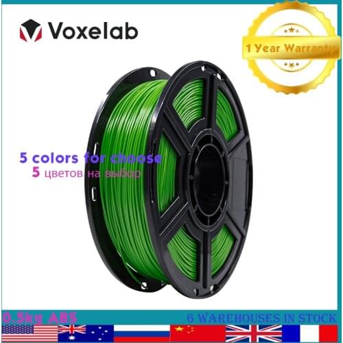 Flashforge 500g ABS Filament 3d Printer Supplies 1.75mm FDM Aquila Finder Adventurer 3 Ender 3 Guider Creator Elegoo Anycubic