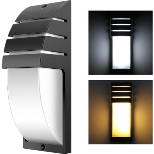 Wall Lamp Outdoor Waterproof LED Wall Garden Light Aluminum Courtyard Garden Porch Corridor Lights Retro Wall Lamp Exterior