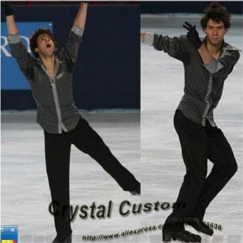 Custom Figure Skating Clothes For Men /Boys Fashion New Brand Vogue Figure Skating Competition Costume DR3129