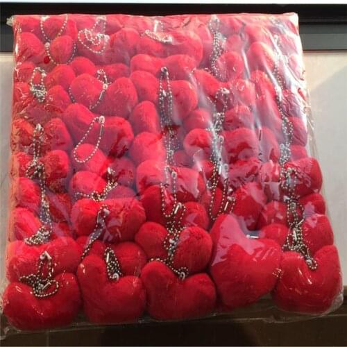 40PCS 5-6CM Approx. Stuffed Accessories Plush Small Heart Wedding Gift Toys