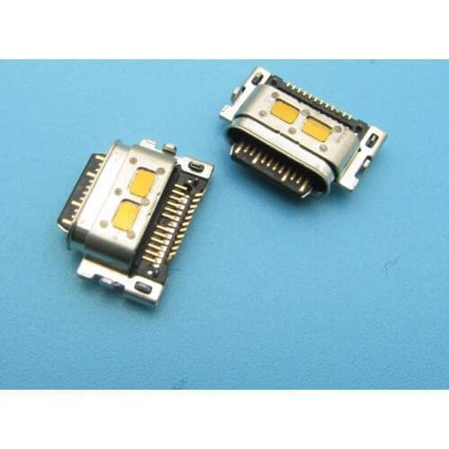 50pcs Micro USB 5Pin Jack Connector socket Data charging port tail plug Flex Cable For Motorola Moto G7 G8 PLUS port