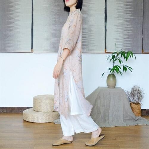 Летние платья с разрезом SCUWLINEN China At AliExpress