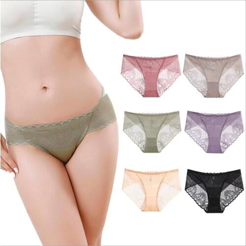 Panties Sexy Panty Briefs Lace Panties Women Underwear Lingerie Panties for Female Ladies Floral Pantys Underpants S1546