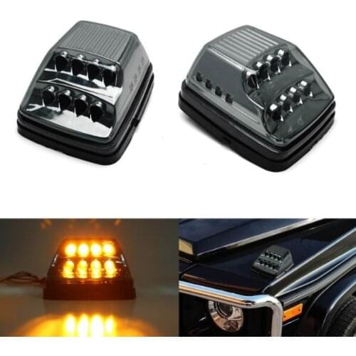 Turning Signal LED Light For Mercedes W463 G-Class 90-16 AB/AB G500/G55 Car Exterior Front Side Lamp Warm Auto Width Lighting