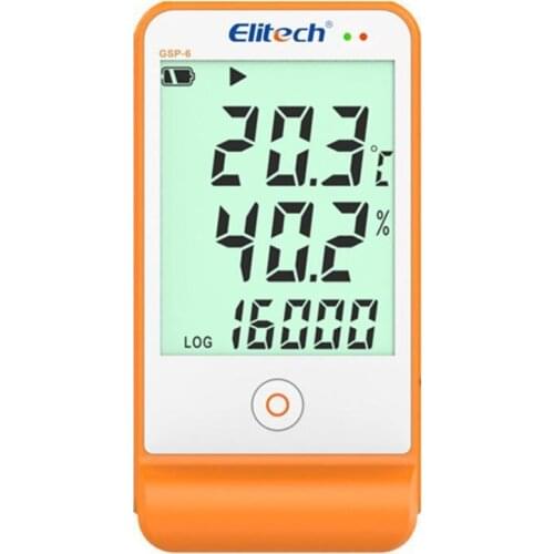 GSP-6 Data Logger Temperature and Humidity Recorder 16000 Points Refrig