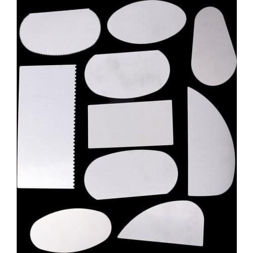 10x Steel Pottery Clay Molding Ceramics Sharp Cutting Scraper Craft DIY Tool