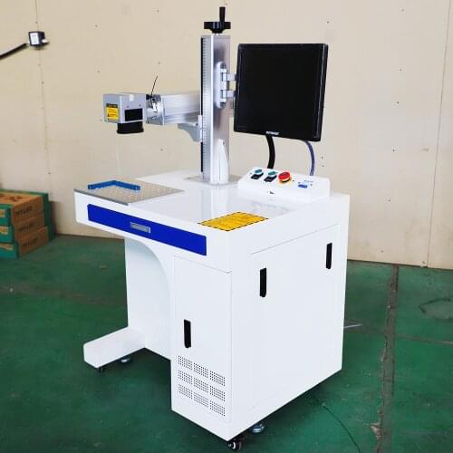 2021 new own factory production stainless steel metal 30w fiber laser marking machine for aluminum