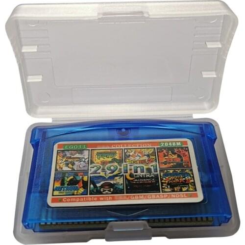 32 Bit Video Game Cartridge Console Card All 29in 1 Compilation English Language For USA