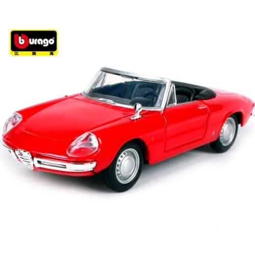 Bburago 1:32 ALFA ROMEO SPIDER Vintage car Retro Classic Car Diecast Model Car Toy New In Box Free Shipping 43211
