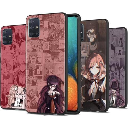 Danganronpa Cartoon Phone Case For Samsung Galaxy A51 A71 A21s A31 A41 A11 A91 A21 A01 A51 A71 5G Silicone Cover Coque Fundas