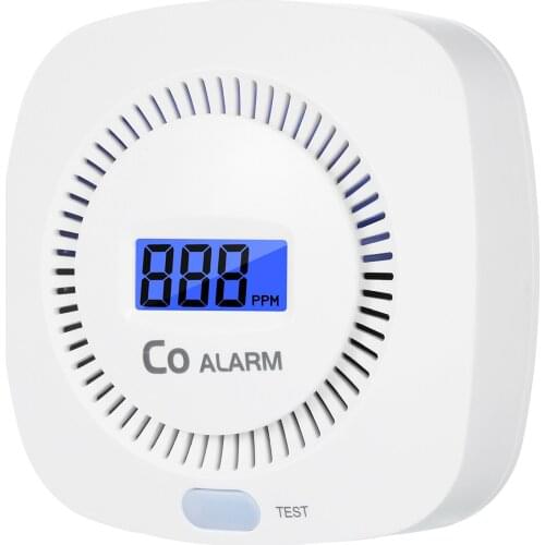 Carbon Monoxide Detector Sensor Monitor LCD Digital Carbon Monoxide Alarm Meter CO Gas Tester Detector