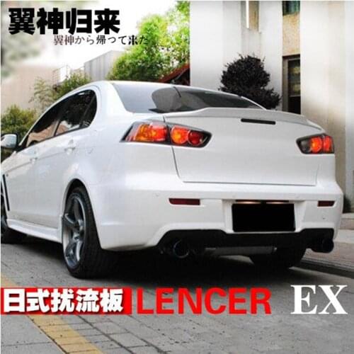 For Mitsubishi Lancer EX Evo Spoiler 2008 2009 2010 2011 2012 201314 2015 ABS Material Car Rear Trunk Wing Accessories Body Kit