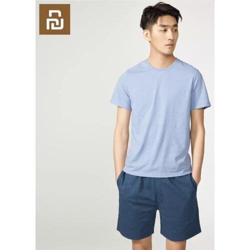 Xiaomi youpin home suit mens casual loose suit comfortable summer short-sleeved shorts suit pajamas