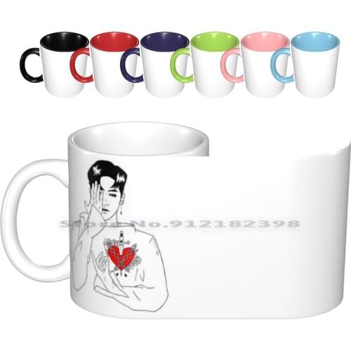 Mr. No Love ( 2pm Jun. K ) Ceramic Mugs Coffee Cups Milk Tea Mug 2pm Junho Lee Junho Chansung Ateez Taecyeon Nichkhun Jun K