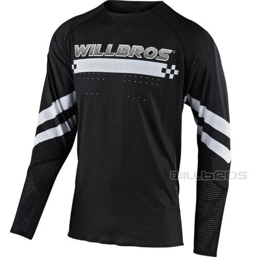 Hot Selling Willbros Sprint Jersey Motocross Motorbike Summer Long Sleeve Moto Mountain Bicycle T-shirt