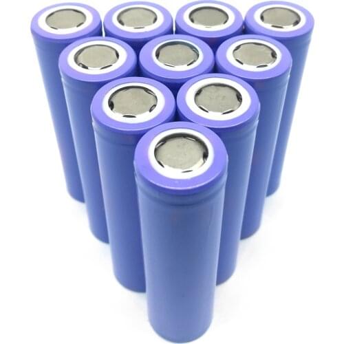 18650 Rechargeable Lithium Battery 3.7V 2000mAh Flat Apply To Headlights Flashlights Portable Fans