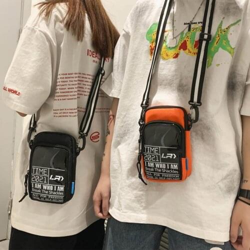 2021 New Mini Shoulder Bag Unisex Phone Pouch Nylon Zipper Messenger Bags Fashion Men Chest Pack Outdoor Short Travel Bags