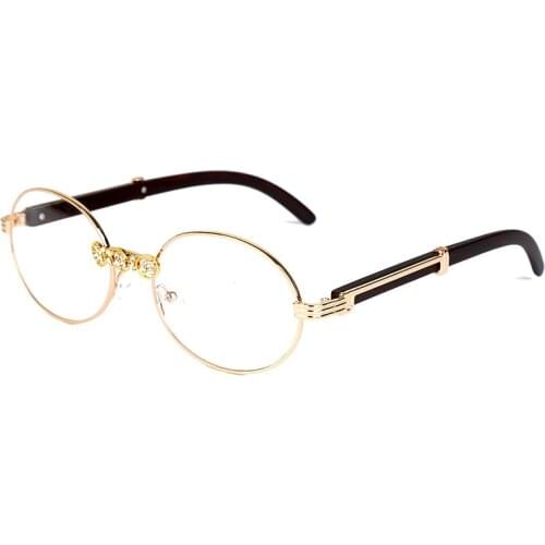 Rhinestone Vintage Sunglasses Women Luxury Diamond Retro Sunglasses Men Brand Designer Round Sunglasses Women 2019 Eyewear