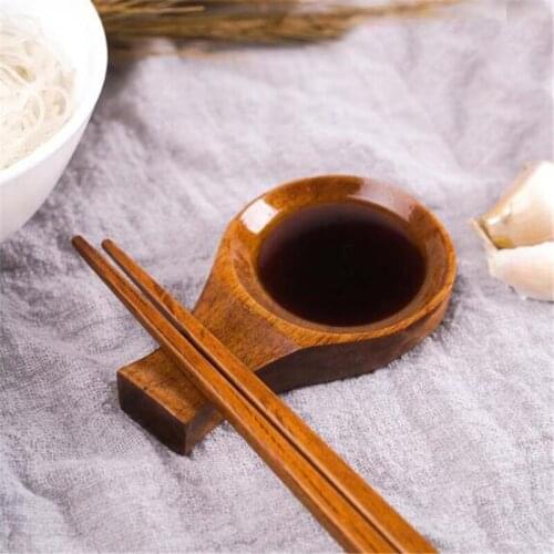 High Quallity Wood Chopsticks Holder Rest Japanese Style Spoon Fork Knife Wooden Holder Tableware Rack Decoration 2019 Hot Sale