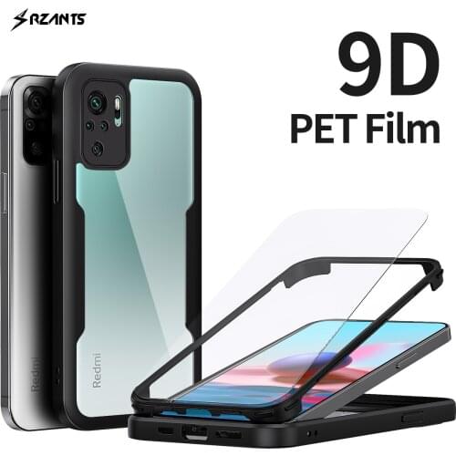 Rzants For Xiaomi Redmi Note 10 Pro Max 10S 4G 5G Case 360 Full Protective Casing Double Shockproof Shell No Need Film Cover