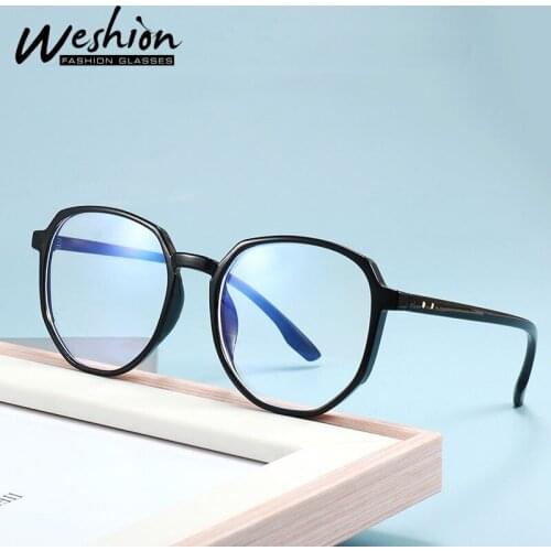 2021 Women Anti-Blue Light Glasses Frame Myopic Optic Glasses Frame Luxury Lady Eye Glasses Reading Computer Eyeglasses UV400