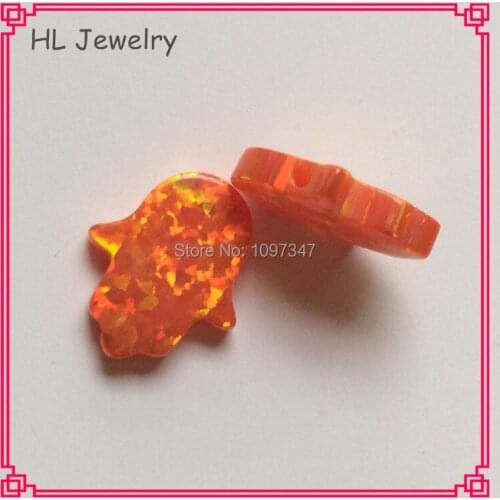 11*13MM Opal Hamsa Hand Op31 Mexico Opal Color Hand Beads 100PCS/Lot