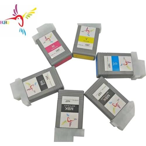 130ML PFI107 Empty Compatible Cartridge For Canon iPF670, iPF680, iPF685, iPF770, iPF780, iPF785 Printer Pfi107 Cartridge No Ink