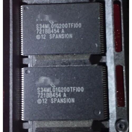 Free shipping 10pcs/lot S34ML01G200TF100 34ML01G200TFI00 S34ML01G200TFI00 TSOP48 new