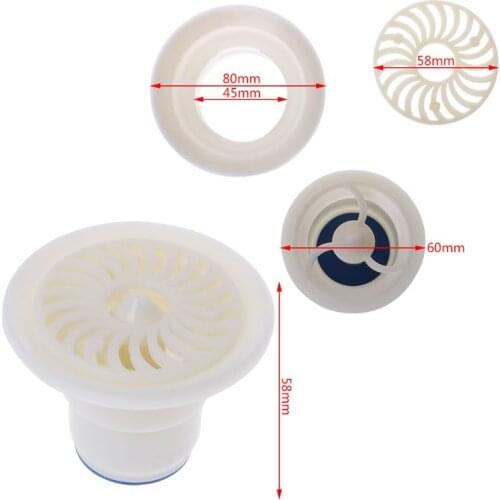 Floor Drain Deodorant Valve Odor-resistant Drain Stopper Hair Catcher Filter Strainer