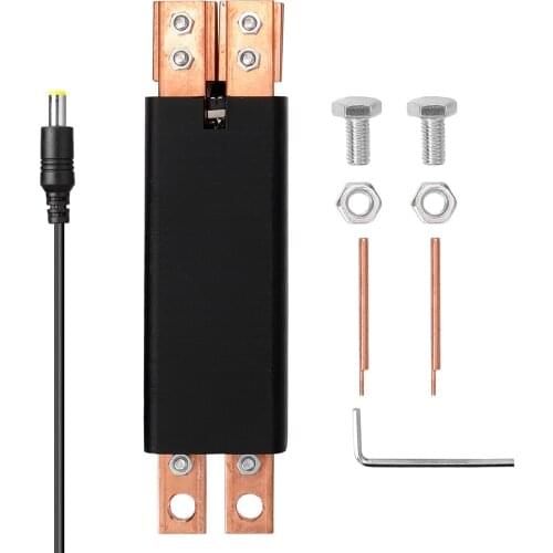 DIY Integrated Copper Spot Welding Pen Built-in Spring Pressure Adjustable Screw Welding Accessories Electric Iron Tool