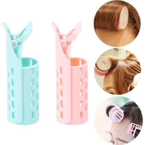 Lady Girl DIY Styling Fringe Bangs Front Curler Roller Holder Hair Pin Clip Tool