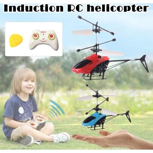 Flying Aircraft Sensor Helicopter Induction Glowing Toy for Children Kids Remote Control AN88
