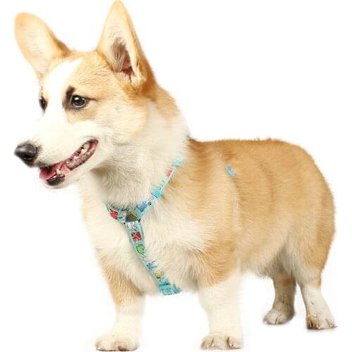2020 New Traction Rope Dog Breast Straps Small and Medium-sized Dog Accessories Camouflage Sports Nylon Dog Collar