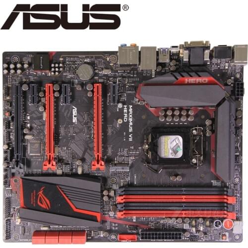 Asus MAXIMUS VII HERO Desktop Motherboard Z97 Socket LGA 1150 i3 i5 i7 DDR3 32G ATX UEFI BIOS Original Used Mainboard Hot Sale