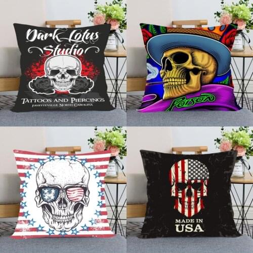 Skull Pillowcase Wedding Decorative Pillow Cover New Arrival Custom Gift For (one Sides) Printed Pillow Cases 0511