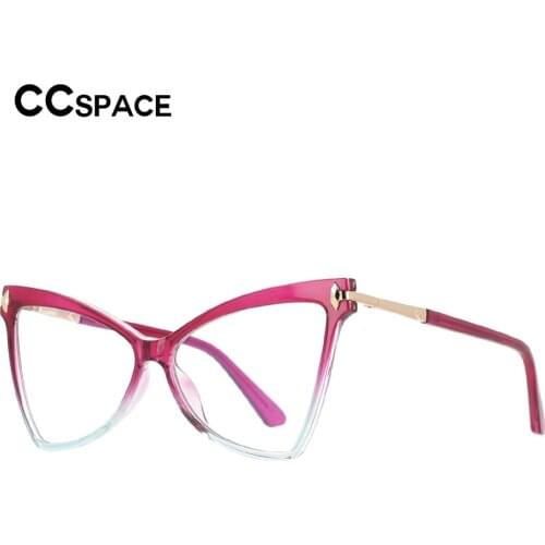 53244 Tr90 Oversized Sexy Anti-Blue Light Glasses Frame Womens Optical Fashion Computer Eyeglasses
