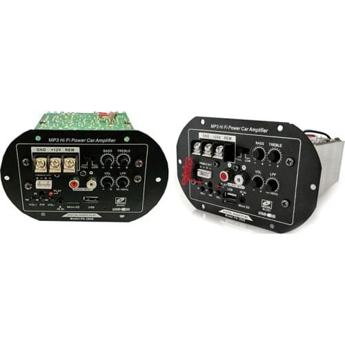 Amplifier Board Audio Bluetooth Amplificador USB FM Radio TF Player Subwoofer DIY Amplifiers for Car Truck RV Etc