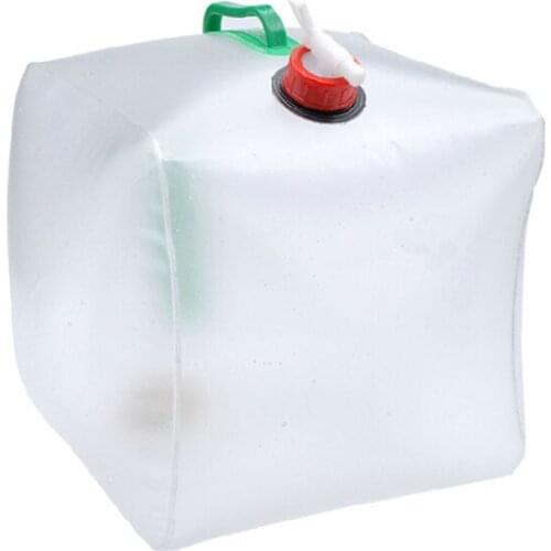 Outdoor Camping 10L 20L PVC Water Bucket water Bottle Folding Bucklet folding kettle water bag wash car compression bottle
