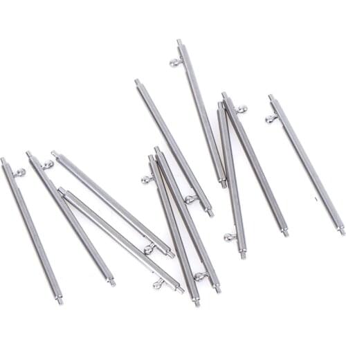 10Pcs 1.8mm Quick Release Watch Spring Bar Stainless Steel 12/14/16/18/20/22/24mm Spring Bar Watch Repair Tools Kits Watch