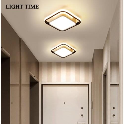 Simple Modern Led Ceiling Light For Living room Bedroom Kitchen Corridor Metal White Decor Indoor Ceiling Lamp Acrylic Fixtures
