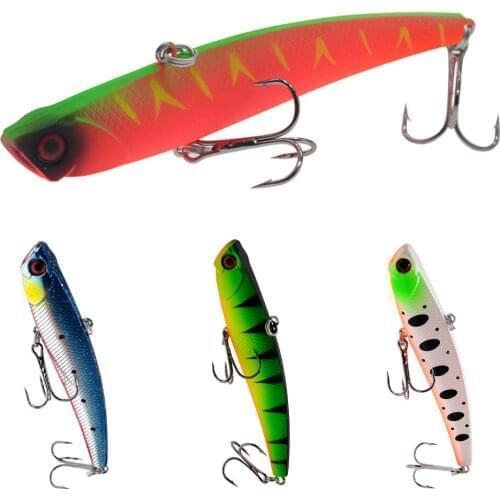 VIB Vibration Fishing Lure 95MM 26G Sinking Fishing Bait Artificial Hard Lures Winter VIB Bait Wobblers Sea Pike Fishing Tackle