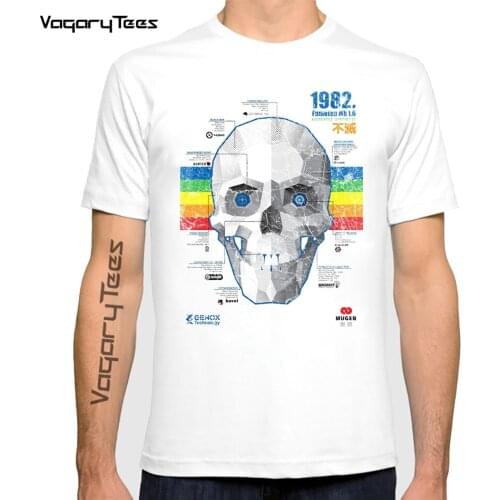 Funny men t shirt 2021 biosynthetic humanoid Retro code name Fumetsu print tshirt men art aesthetic t-shirt male streetwear tops