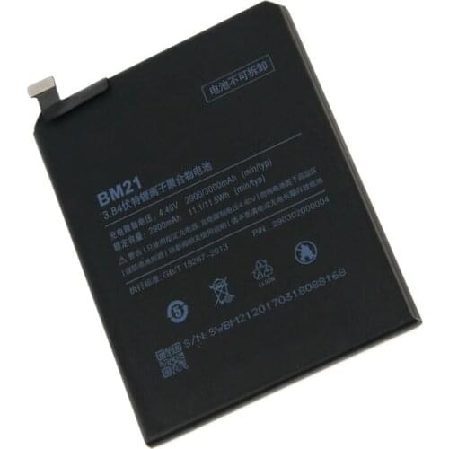 2pcs/lot BM21 battery For Xiaomi Mi Note 3GB Brand New mobile phone Battery Replacement batteries parts 2900mAh