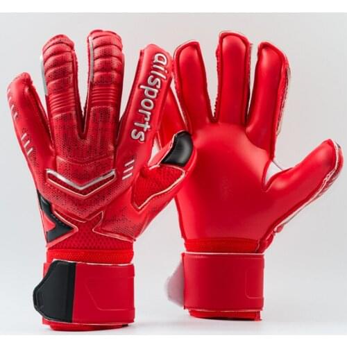 2018 New Professional Mens Soccer Goal Keeper Gloves Finger Protection Thick Soccer Bola De Guantes Futbol Luvas De Guarda Redes