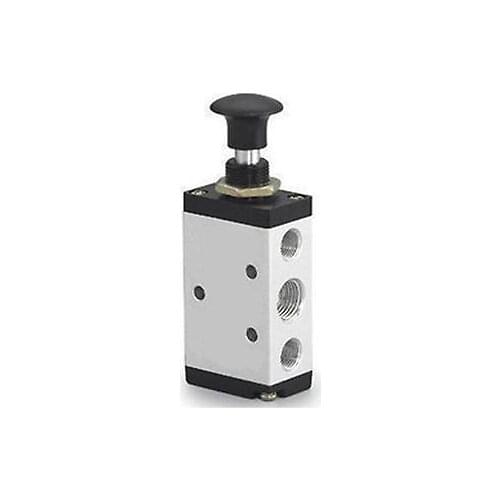 5 port 2 pos 1/4" BSPT Hand Operated Air Valve Hand Return Manual Control x 1